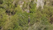 'Daredevil jumps off one of the world's HIGHEST BUNGY spots *ABSOLUTE INSANITY* '