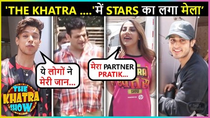 TV Celebs Full Dhamaal At The Khatra Khatra Show | Pratik, Nikki, Bharti, Priyank & More