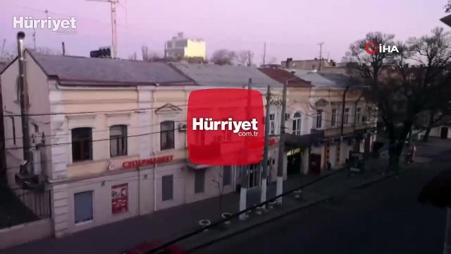 Ukrayna'nın Odessa kenti güne siren sesleriyle uyandı