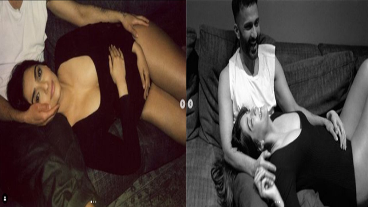 Sonam Kapoor हैं pregnant, पति Anand Ahuja कि गोद में लेटकर baby bump की photos की शेयर । FilmiBeat