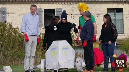 Course de bolide en carton