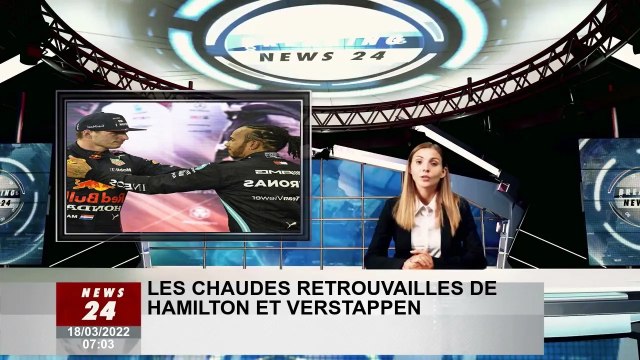 Les douces retrouvailles de Hamilton et Verstappen