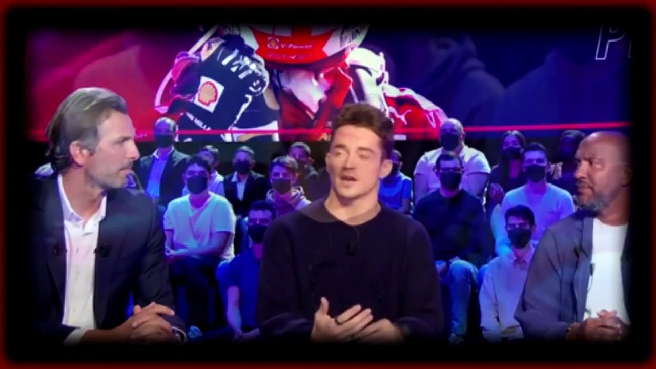 Charles Leclerc on Canalplus as Guest 2022