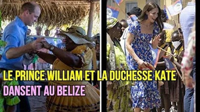 Le prince William et la duchesse Kate dansent au Belize lors d’une tournée royale