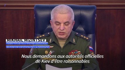 La Russie demande à l'Ukraine de déposer les armes à Marioupol