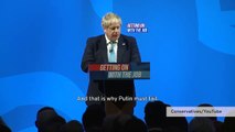 Boris Johnson criticised for drawing comparison of freedom through Brexit to Ukrainians fight from invasion
