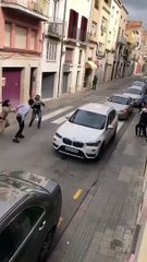 Pelea ante un narcopiso en Vilafranca del Penedès