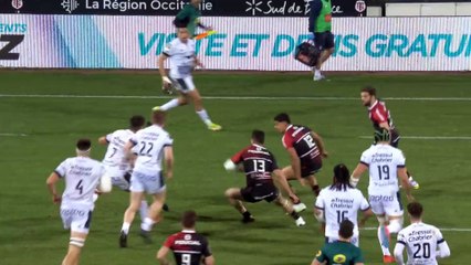 TOP 14 - Essai de Martin PAGE-RELO (ST) - Stade Toulousain - Montpellier Hérault Rugby - J15 - Saison 2021/2022