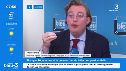 Antoine Diers, directeur adjoint de la stratégie de campagne d'Eric Zemmour