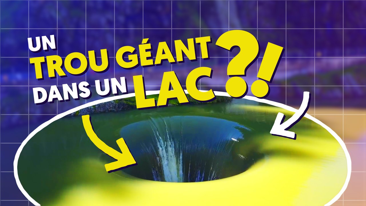 Un trou géant dans un lac  ?