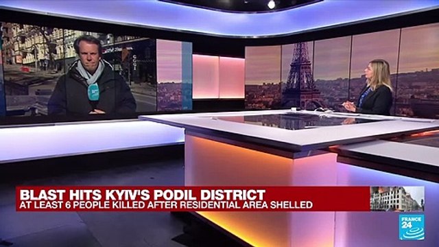 War in Ukraine: At least six killed by shelling in Kyiv's Podil district