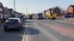 The scene of a 999 incident in Catcote Road, Hartlepool, on Monday, March 20