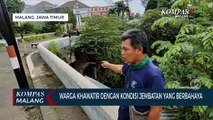 Mengkhawatirkan!!! Pondasi Jembatan di Malang Keropos Tergerus Air Sungai