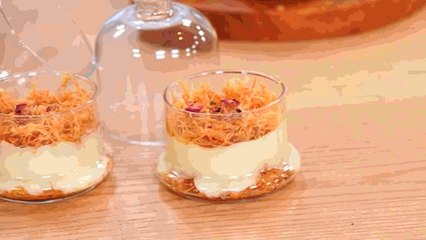 Verrines de konafa - كنافة في كؤوس