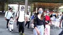 Shahid Kapoor बच्चों और Wife Mira Rajput के साथ Airport पर हुए Spot, Viral Video | FilmiBeat