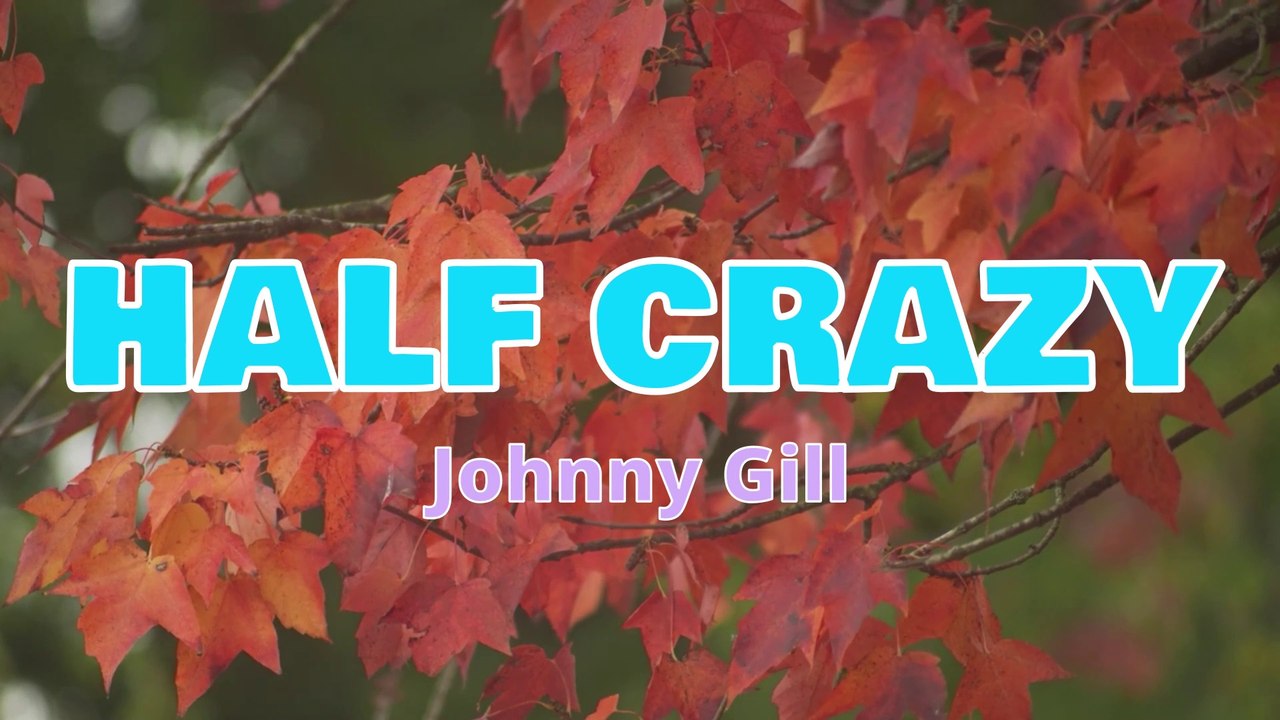 HALF CRAZY Johnny Gill Karaoke Version HD video Dailymotion