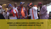 Azimio la Umoja Garissa leaders call for peaceful campaigns ahead of polls