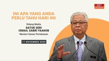 5 perkara penting sidang media harian PKPP - 11 Nov 2020