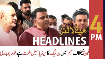 ARY News | Headlines | 4 PM | 21st MARCH 2022