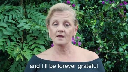 Karen Williams thanks family and supporters as count begins