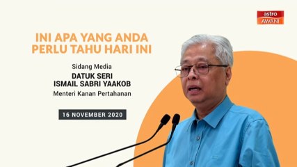 5 perkara penting sidang media harian PKPP - 15 Nov 2020