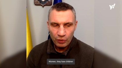 Kyiv mayor Vitali Klitschko says he cries 'every day' at destruction Putin has caused