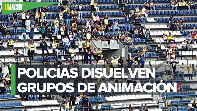 Aficionados de América intentaron agruparse en Estadio Azteca; policías los dispersaron