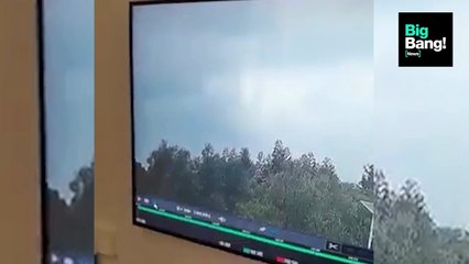 El momento de la caída del avión chino que se estrelló con 132 pasajeros a bordo