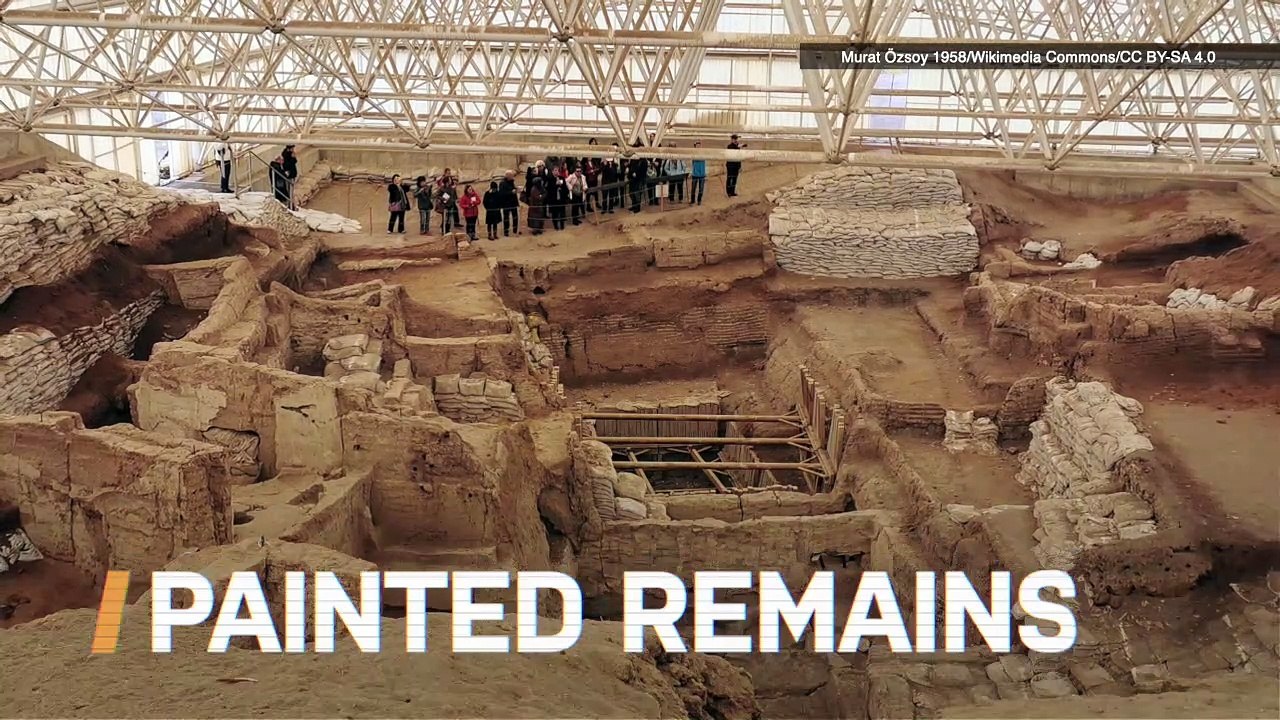 One of Humanity’s Oldest Cities Had a Tradition of Painting the Skeletons of the Dead