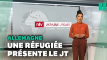 Une journaliste ukrainienne réfugiée présente le journal télé en Allemagne