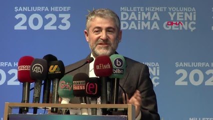 ŞANLIURFA Bakan Nebati: Bu ülke kötümserlere rağmen 21. yüzyıla damgasını vuruyor