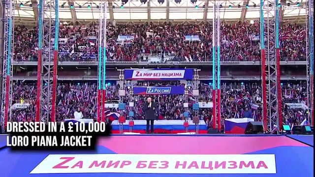 Putin speech mysteriously cut off mid-sentence at pro-Ukraine war rally