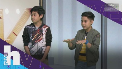 hLive! bersama pelakon Mulut Masin, Danish dan Jay Nazif