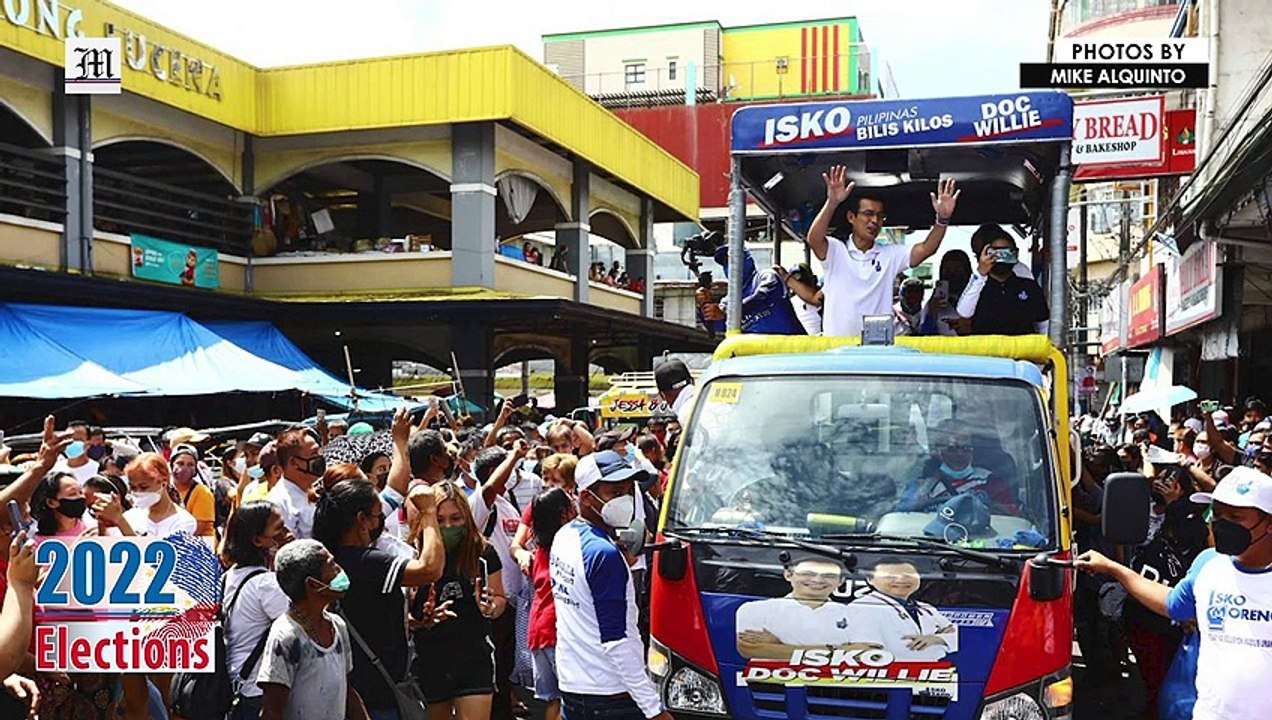 Isko visits Quezon province