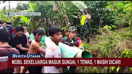 Mobil Berisi 1 Keluarga Besar Terjun Kejurang Sebabkan 1 Orang Korban Tewas dan 1 lainnya Hilang