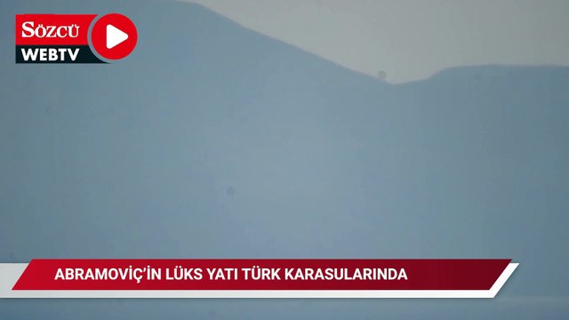 Abramoviç’in ultra lüks yatı MY Solaris Türk karasularında