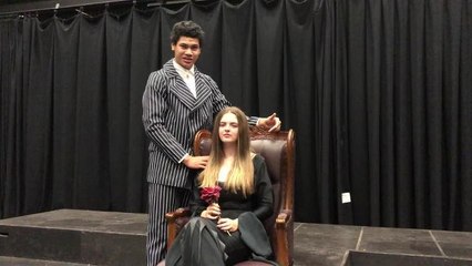 Marion Catholic College Addams Family invite