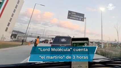 Youtuber de la mañanera de AMLO tiene "problemas" y hace 3 horas para llegar al AIFA