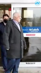 FETÖ elebaşı Fetullah Gülen’in hastaneden çıkış görüntüleri yayınlandı
