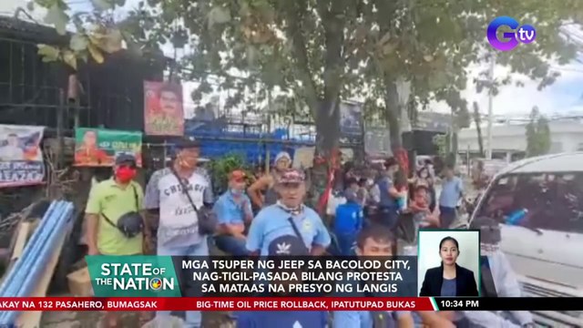 Mga tsuper ng jeep sa Bacolod City, nagtigil-pasada bilang protesta sa mataas na presyo ng langis | SONA