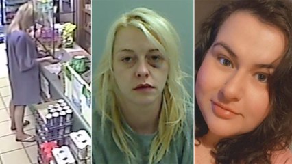 CCTV shows killer in nightie buying crisps moments after stabbing friend to death