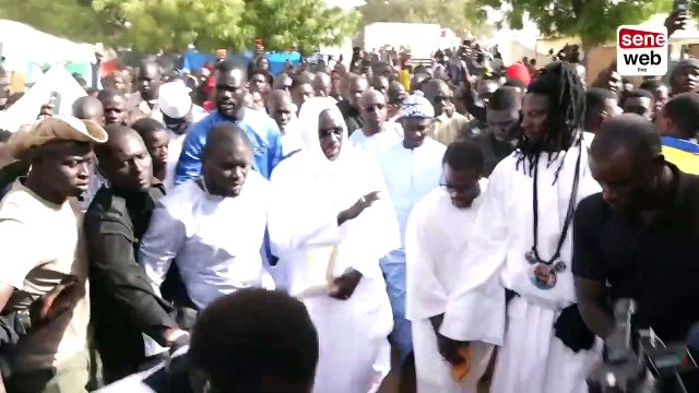 Magal Darou 2022_ images exclusives de la Première apparition de Mame Thierno avec ses disciples