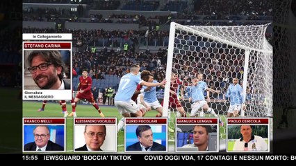 Roma-Lazio, il rigore della discordia  ▷ Gomitata galeotta di Ibanez: il dibattito in diretta