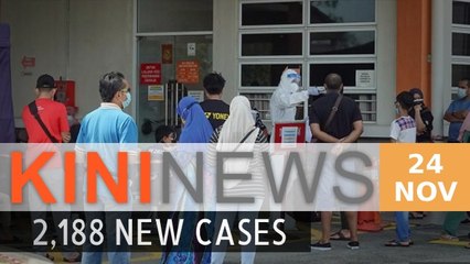 #KiniNews: 2,188 new COVID-19 cases, a record high for the second consecutive day