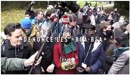 COP26: Greta Thunberg dénonce les "trente années de bla-bla" des dirigeants du monde