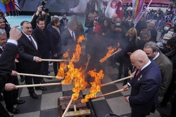 Ankara'da, Türk devletlerinin temsilcileri ile Nevruz kutlaması