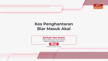 [INFOGRAFIK] Kos Penghantaran Biar Masuk Akal