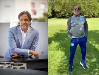 ¡Lloran las rosas! Gustavo López atacó a Francella por su clásico festejo tras el triunfo de Racing contra Independiente