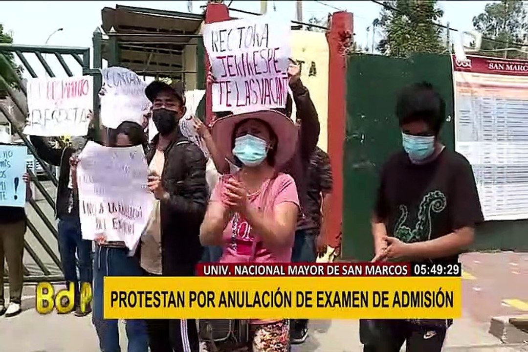 UNMSM: postulantes decepcionados tras nulidad d...