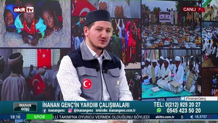 İnanan Genç'in yardım çalışmaları